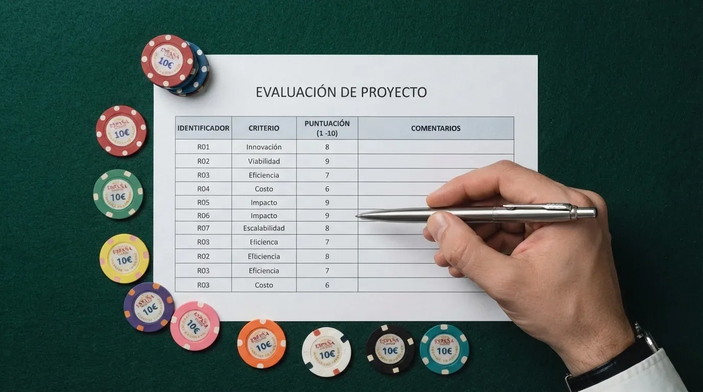 Una tabla comparativa con los logotipos de los principals casinos online españoles y sus condiciones de bono destacadas
