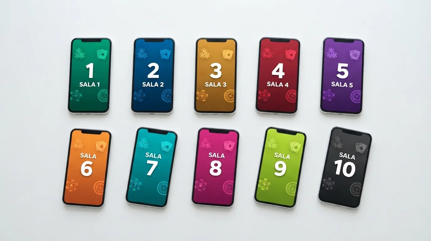 Una cuadrícula con los logotipos de los diez casinos destacados ordenados por su compatibilidad con pago móvil