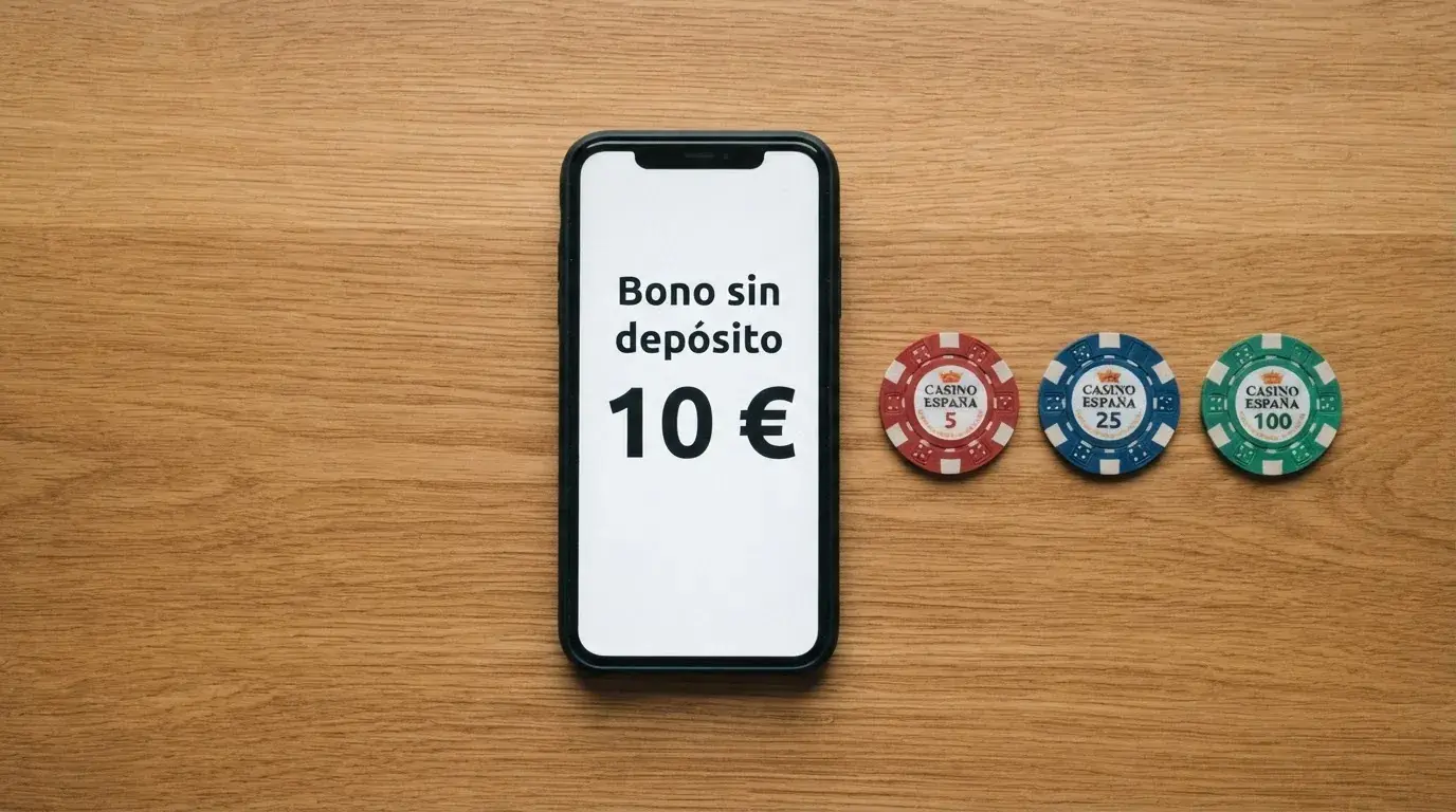 Tabla comparativa con los nombres y condiciones de los operadores DGOJ que ofrecen bono sin depósito, ordenados por importe
